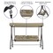 Flash Furniture Tan 3-Seater Convertible Canopy Patio Swing/Bed TLH-007-TAN-GG - alternate 6